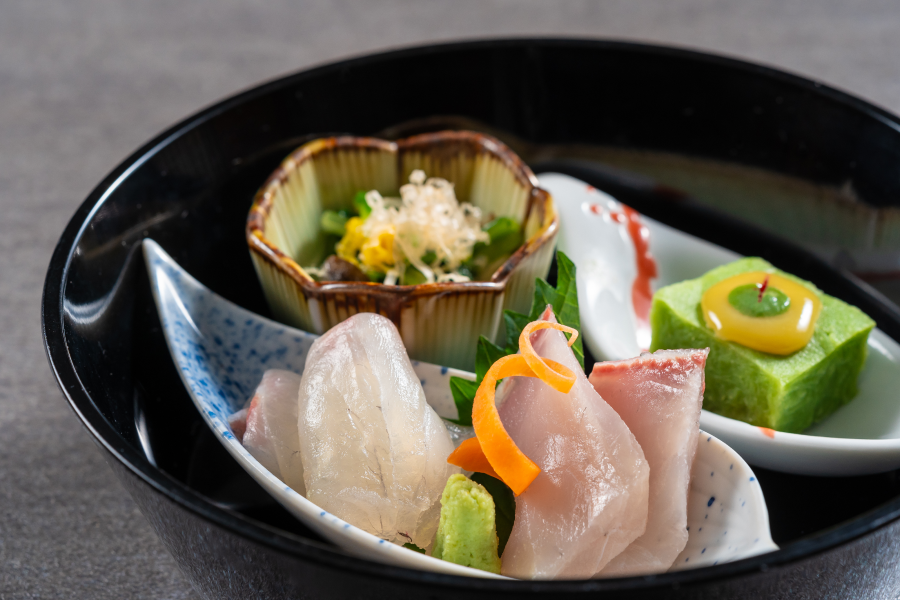 【季節の会席】お造り、先付け